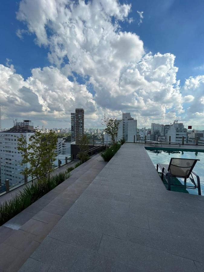 Апартаменты Loft De Luxo Com Varanda E Entrada Ao St Marche Jardins Сан-Пауло Экстерьер фото